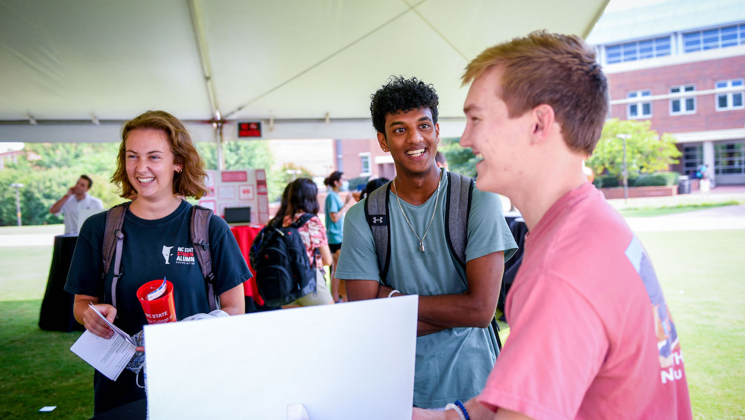 Students at Poole Party