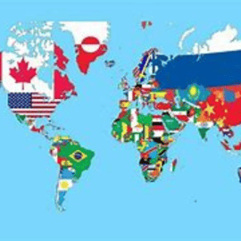 global flag map